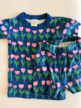 Hanna Andersson Pink Tulip pajamas set